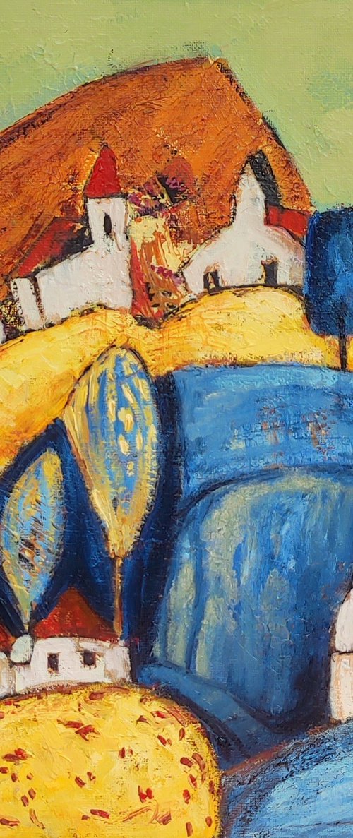 Blue hills by Anna Soghomonyan