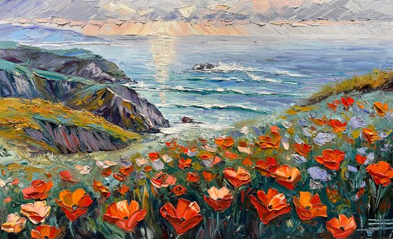 Where the Poppies Watch Sea