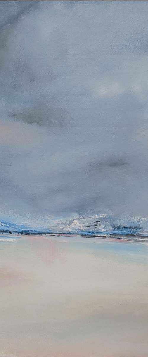 Disturbed abstract seascape by Jo Earl