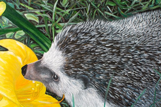 A hedgehog named Little Needle by Vera Melnyk