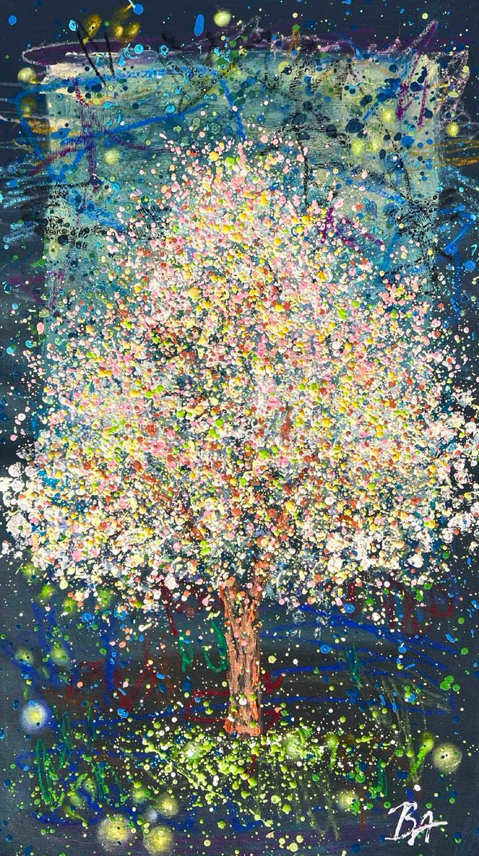  In The Time Of Apple Blossoms By Bogdana Antoniuk, 24 X 45, Artwork For Sale On Artfinder