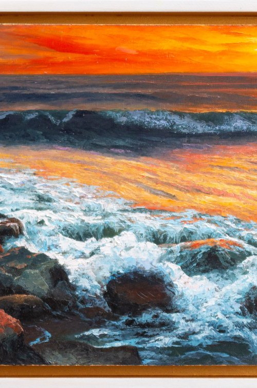 SEA SUNSET 02 by Oleksii Vylusk