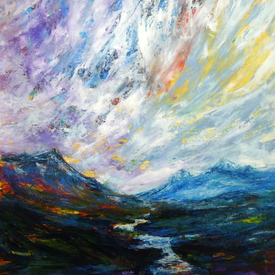 Scottish Autumn Highland Snow