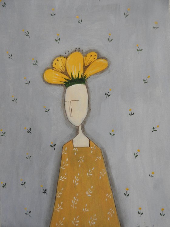 Thinking about wild plants, set of 3