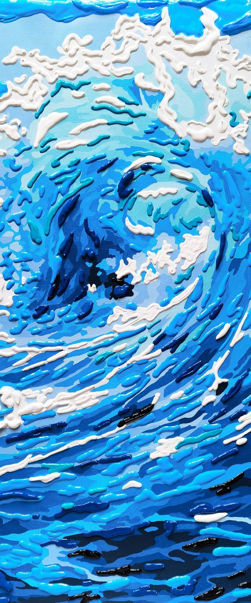 Abstract ocean wave by BAST