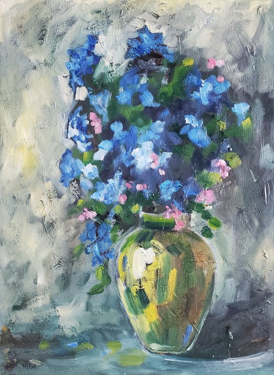 "Cloudy Day Sunshine" - Flowers - Still Life