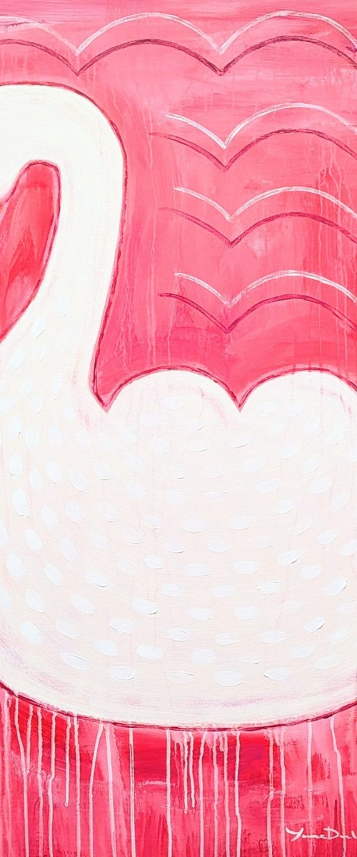 White Swan by Yana Dulger
