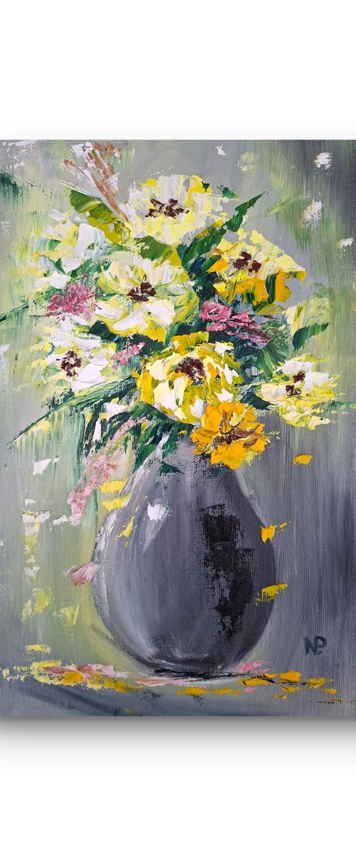 Sunny Bouquet by Nataliia Plakhotnyk