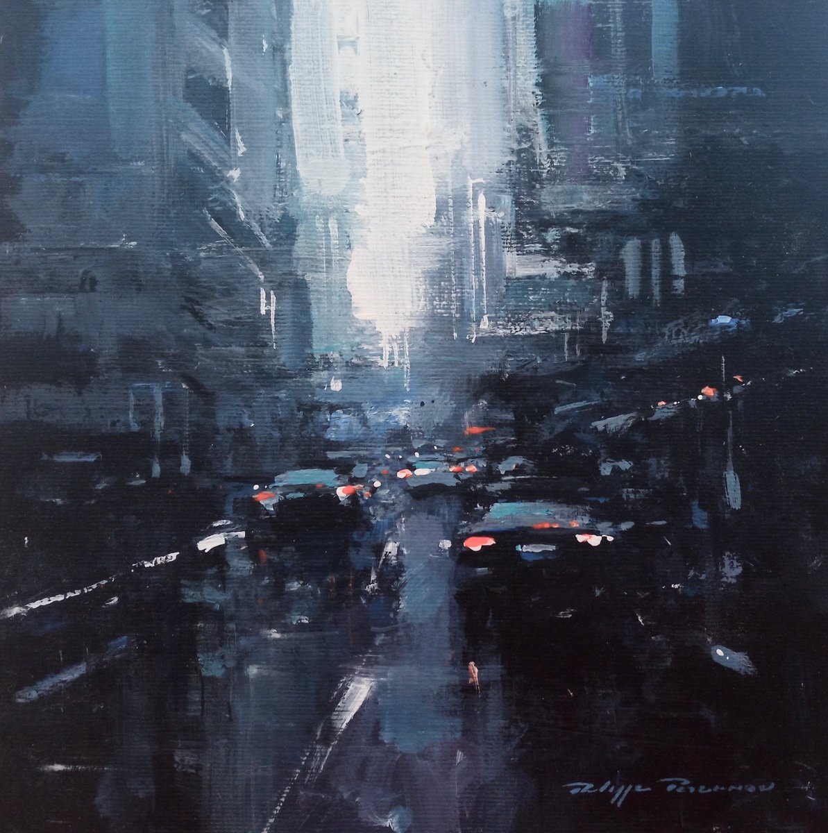 Urban Landscape N° 234 By Philippe Perennou, 8 X 8, Artwork For Sale On Artfinder