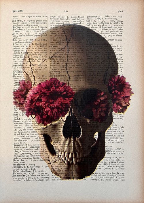 Skull Flowers Fever by Jakub DK - JAKUB D KRZEWNIAK