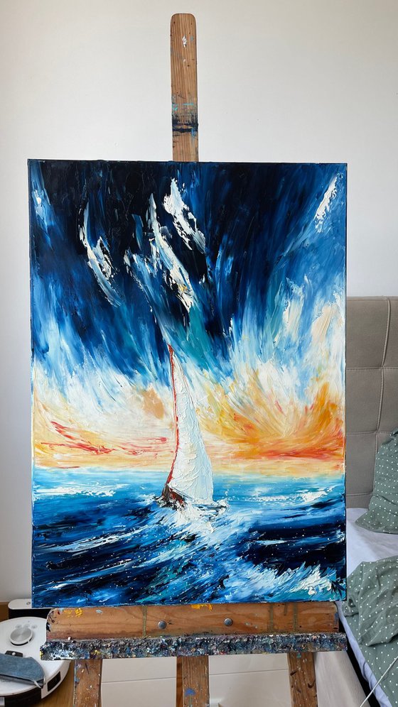 Sail through the wave