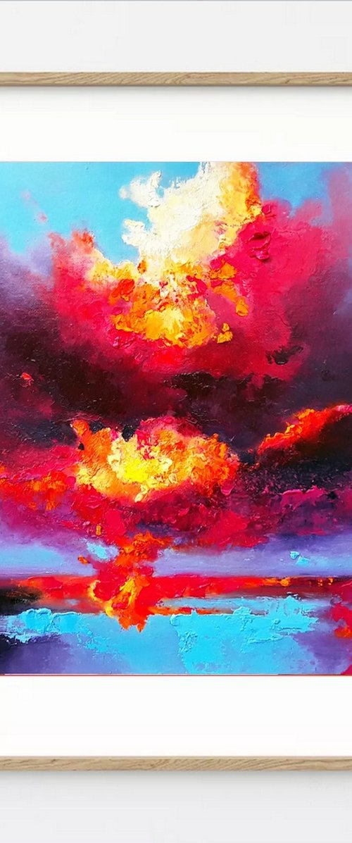 Pink afterglow by Olena Topliss