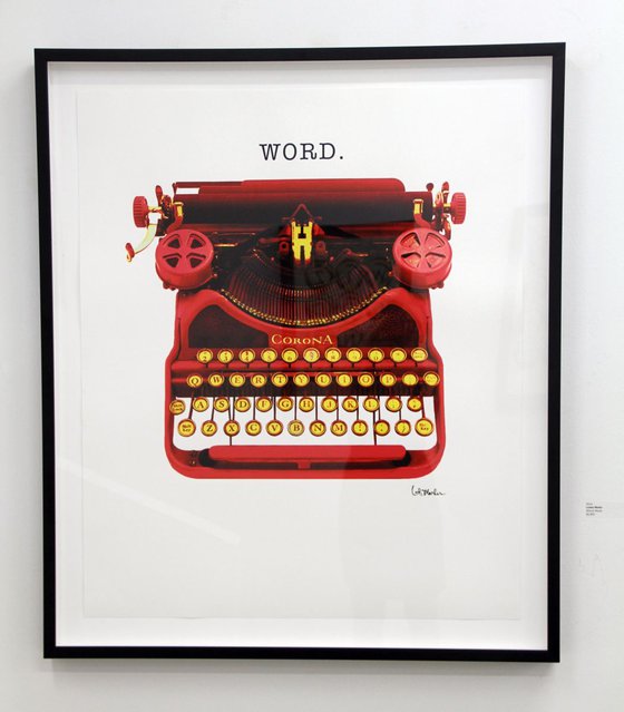 Word. - TypOwriter art by LA Marler