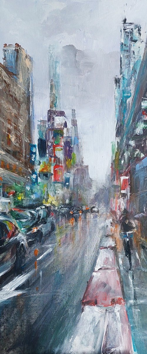 FIFTH AVENUE A RAINY DAY by Maylu García