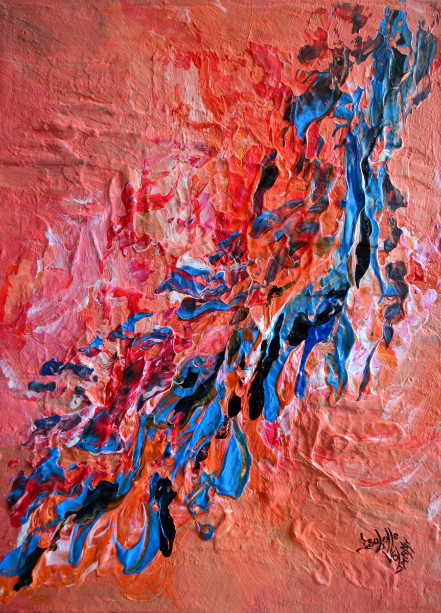  Cascade By Isabelle Vobmann, 12 X 16, Artwork For Sale On Artfinder