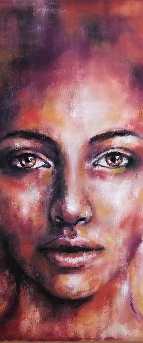 Brown Eyes by Mateja Marinko
