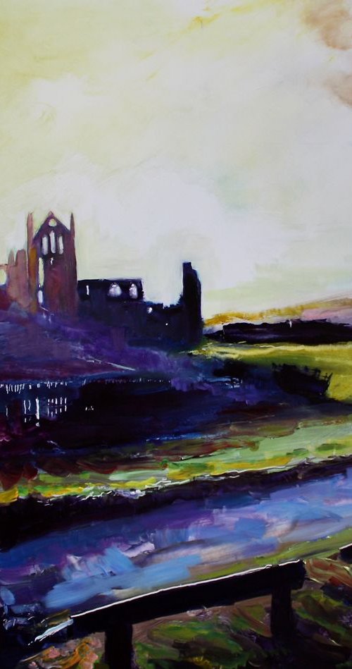 Whitby Abbey Winter II by Simon Jones