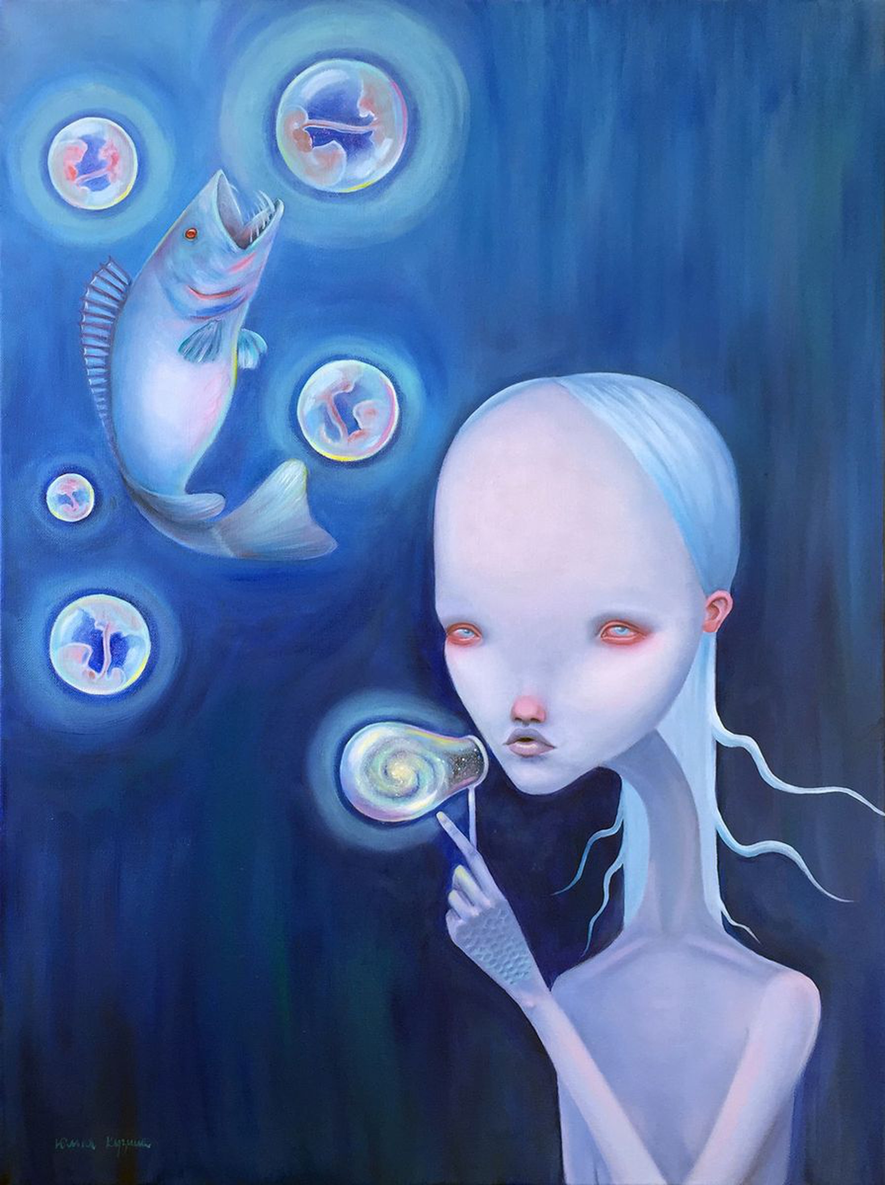 The Origin Of Life Oil Painting By Julia Kuzina Artfinder