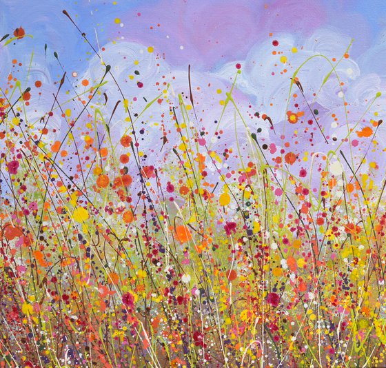 Wildflower Splash - Original Floral Painting
