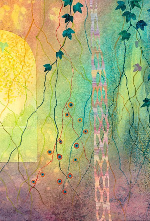 Black Cat in the Window by Rebecca Vincent