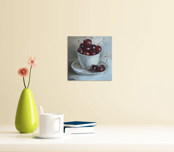 Sweet ripe cherry