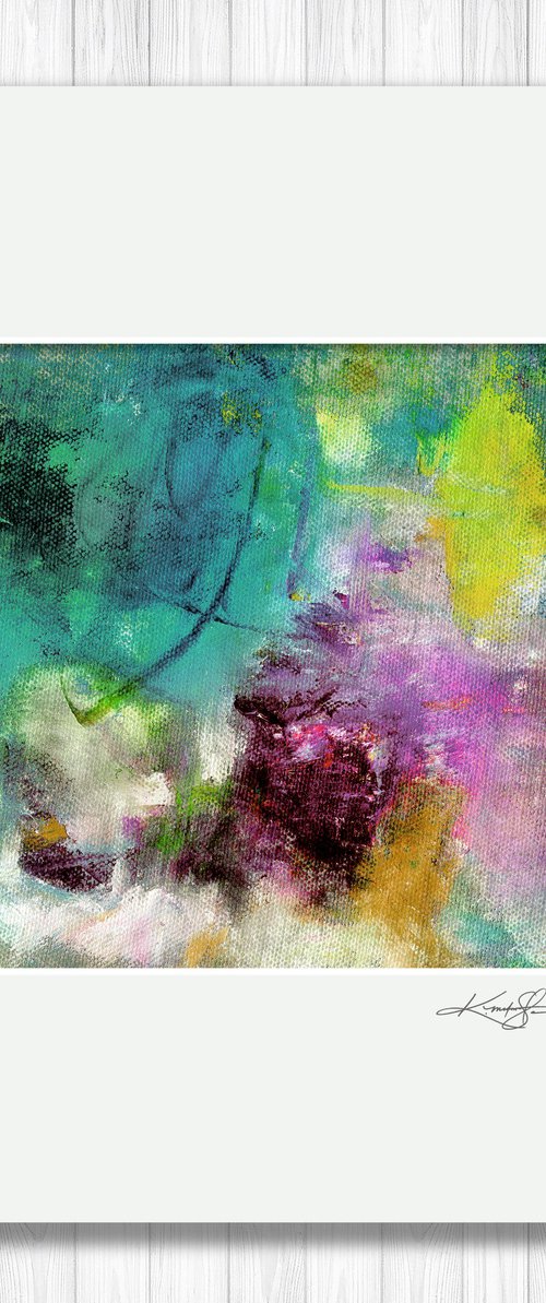 Oil Abstraction 75 - Oil Abstract Painting by Kathy Morton Stanion by Kathy Morton Stanion