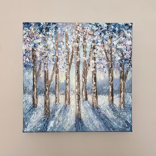 Wintery woodland by Paige Castile