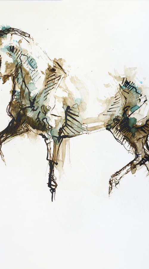 Equine Nude 3a by Benedicte Gele
