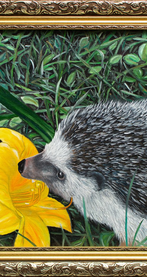 A hedgehog named Little Needle by Vera Melnyk by Vera Melnyk