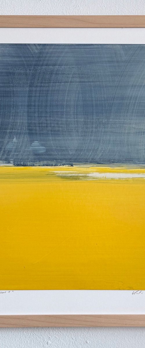 Yellow Blue 1 by Katrin Roth