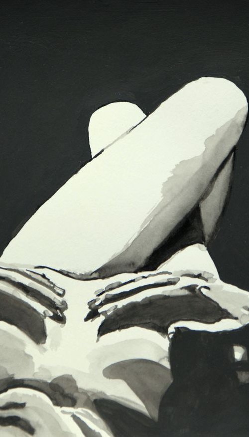 Nude #211 MXM / 40 x 29.4 cm by Alexandra Djokic