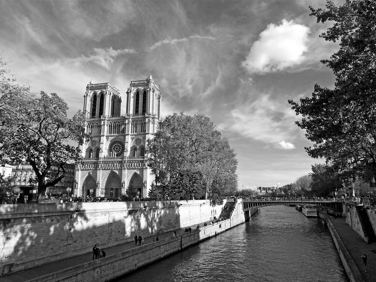 Photorealistic Photograph , Notre-Dame De Paris By Alex Cassels, 24 X 19, Artwork For Sale On Artfinder