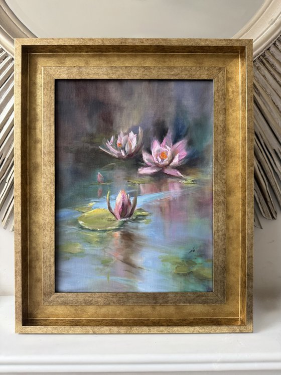 Waterlilies. In your secret garden.