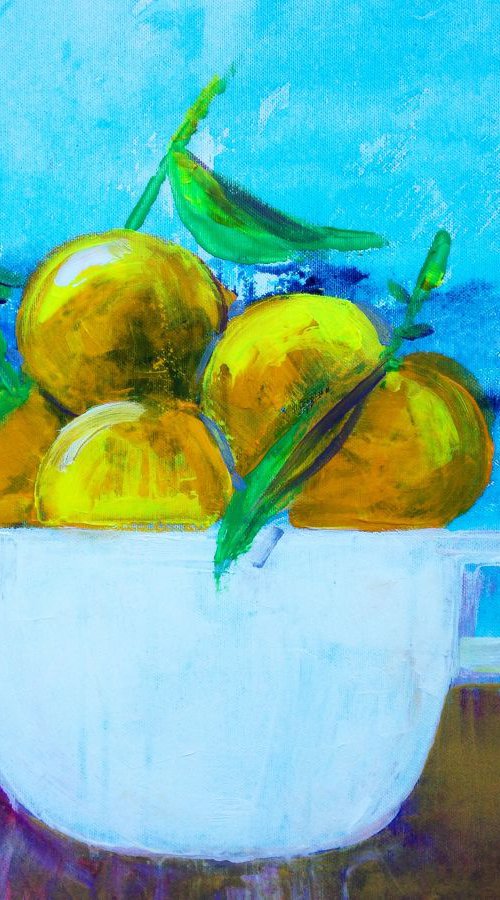 Still life with citrus by Olga Pascari
