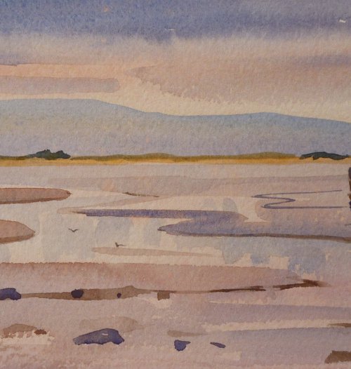 Low tide Dollymount by Maire Flanagan