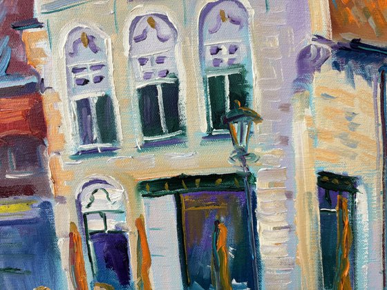 Dutch Town Life: Coevorden Street Cafe