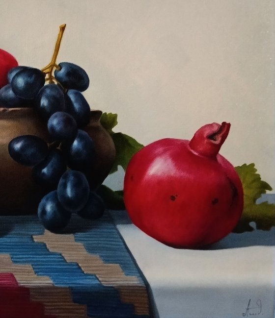 Still life with  fruits