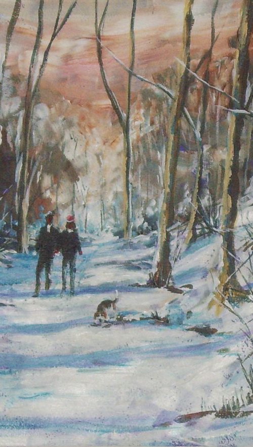 Snow in the Wood 2 by Max Aitken