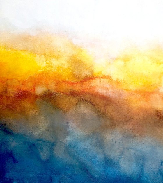 calm dusk (90 x 90 cm) Dee Brown Artworks