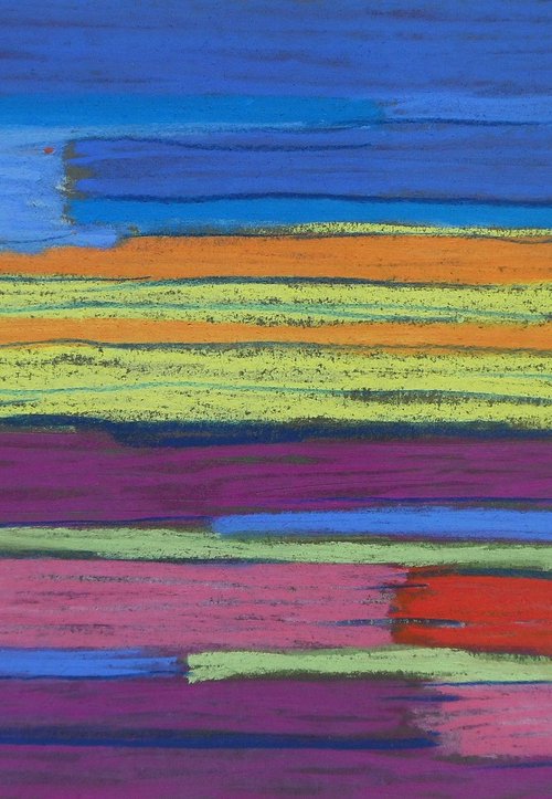 Abstract pastel 1 by Evgen Semenyuk