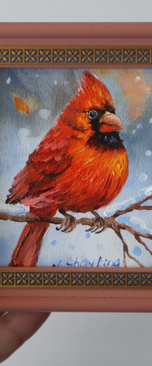 Cardinal Bird by Natalia Shaykina