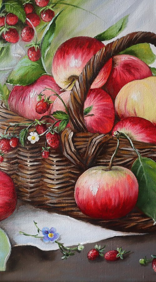 Basket of Apples by Natalia Shaykina
