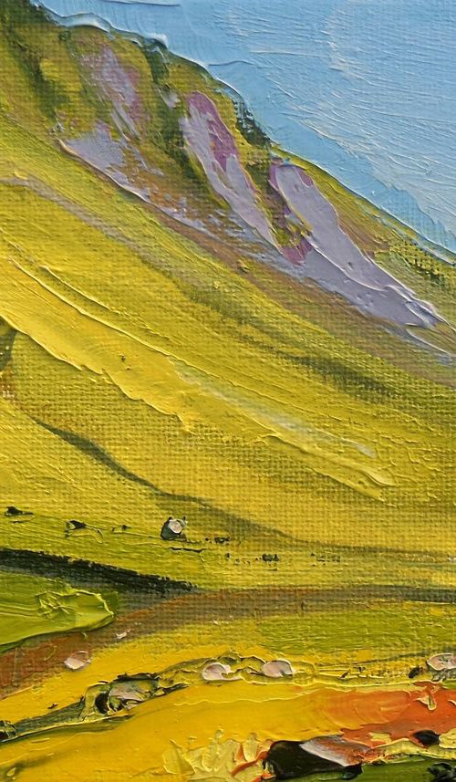 Yellow Hillside at Hartsop Dodd II by Ben McLeod