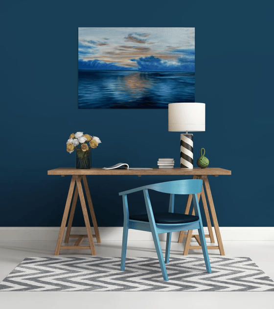 Dawn over Mediterranean: Homebound