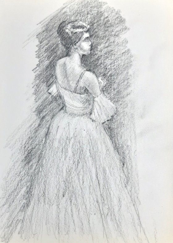 Set of two Ballerinas 4 and 7