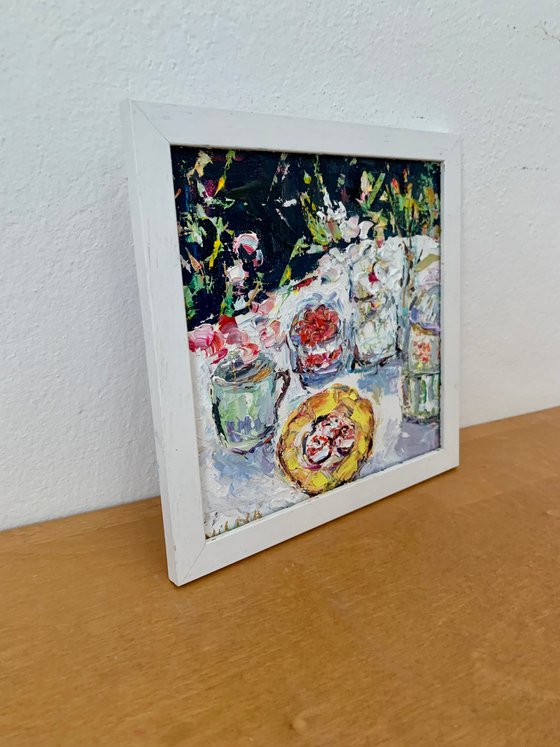 Summer still life in the garden