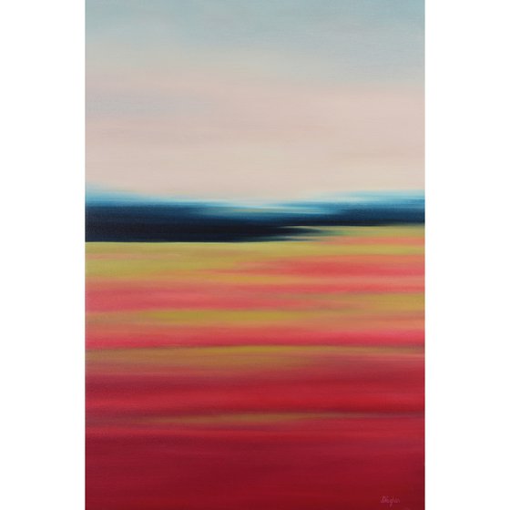 Flower Field - Colorful Abstract Landscape