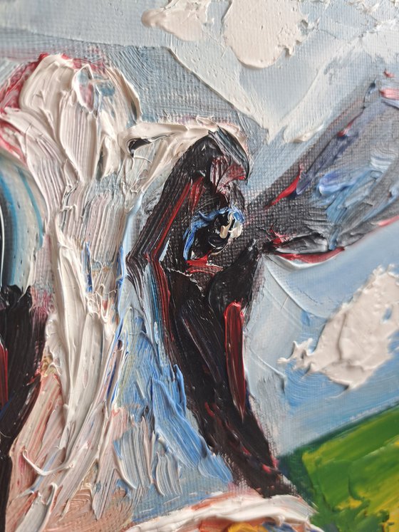 Portrait of a cow