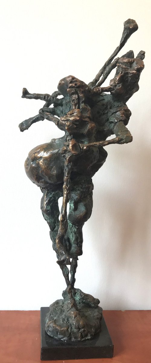 Bagpiper by Toth Erno