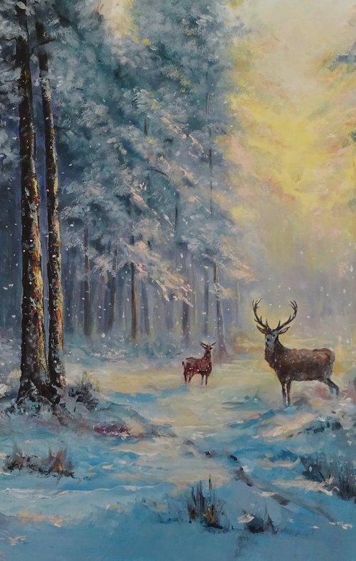 First light by Mel Davies Original Art